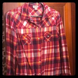 Flannel button down